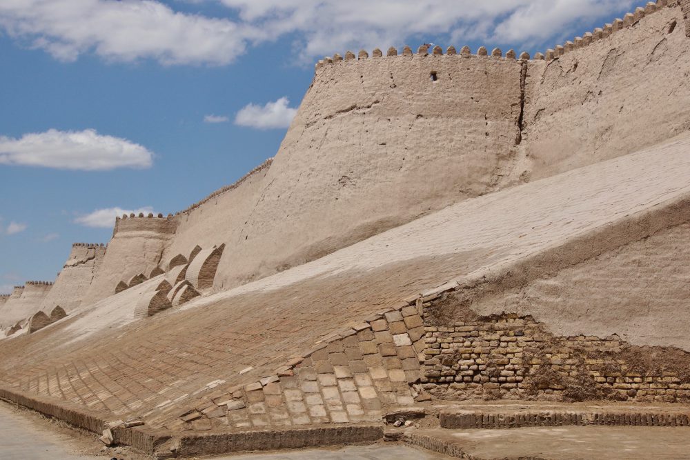 Die alte Sklavenstadt Xiva in Usbekistan